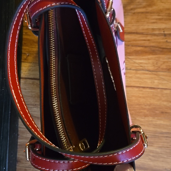 Coach Cherry Print Pink Crossbody Handbag - Picture 3 of 3